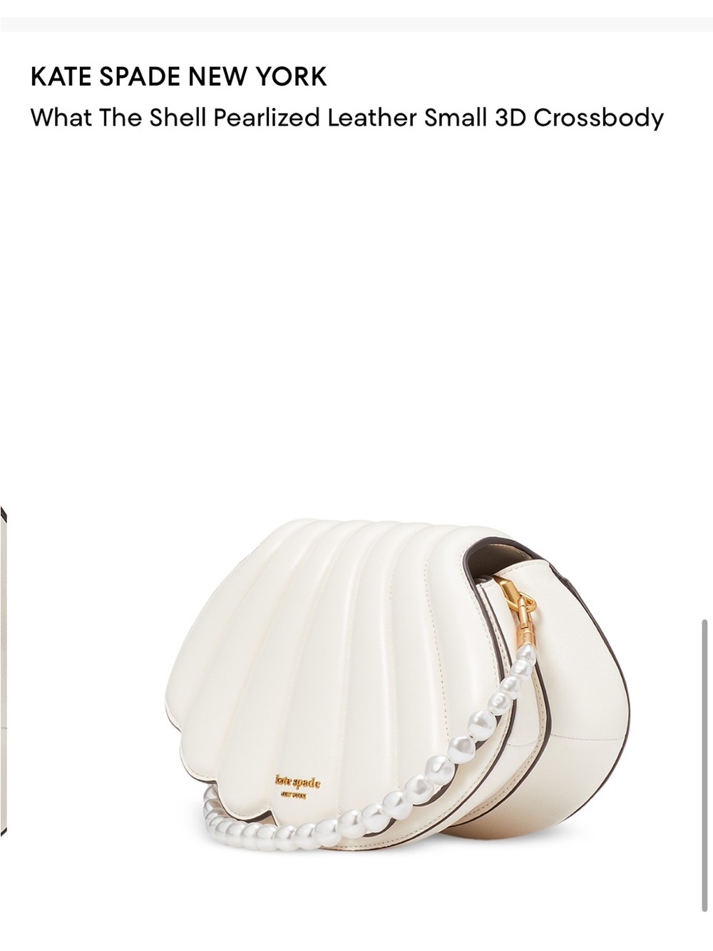 What The Shell 3D bag
kate spade new york - Picture 14 of 15
